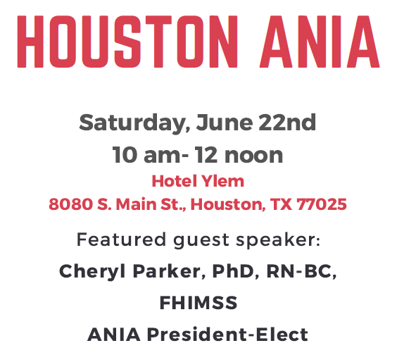 Houston ANIA summer 2019